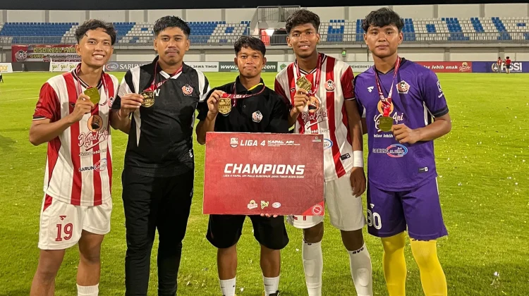 Empat Mahasiswa UPI Sumenep Jadi Bagian Persepam Pamekasan Juara Liga