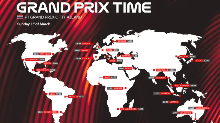 Sirkuit 'Buriram' Thailand Buka Musim MotoGP 2026