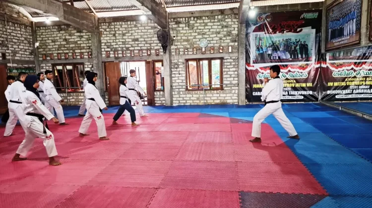 Persiapan Kejurprov Taekwondo Pamekasan Tetap Intensif Selama Ramadhan