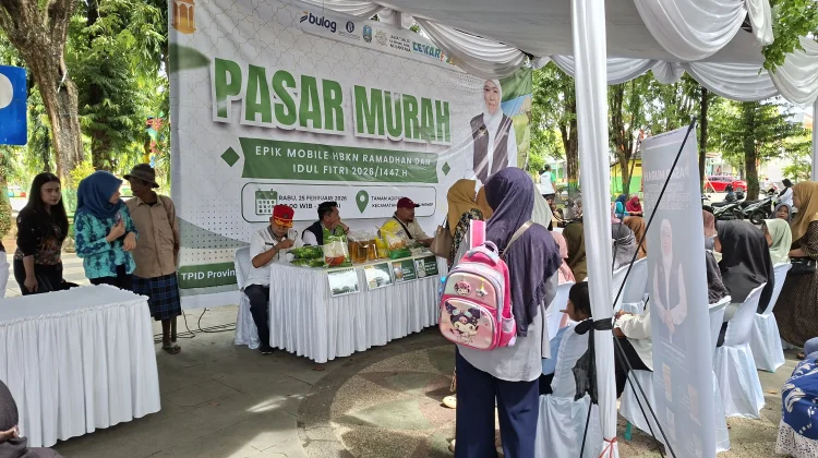 TPID Sumenep dan Provinsi Jawa Timur Gelar Pasar Murah, Jaga Satbilitas Bahan Pokok