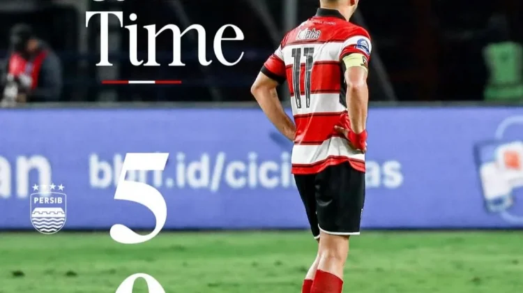 Madura United Menyerah 5 Gol tanpa Balas Atas Persib