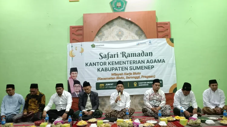 Kemenag Sumenep Gelar Safari Ramadan di Wilker Saronggi dan Bluto