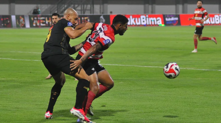 Madura United Tertinggal 0-1 oleh Sundulan David Da Silva