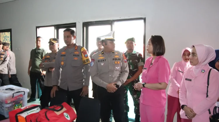 Kapolres Sumenep Tinjau Pos Pengamanan dan Pelayanan, Pastikan Kesiapan Maksimal
