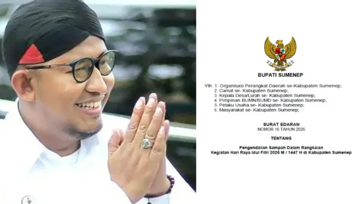 Bupati Sumenep Keluarkan Surat Edaran Lebaran Minim Sampah