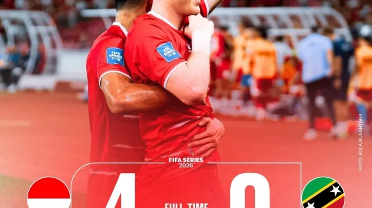 Timnas Indonesia Akhiri Laga dengan Skor 4-0