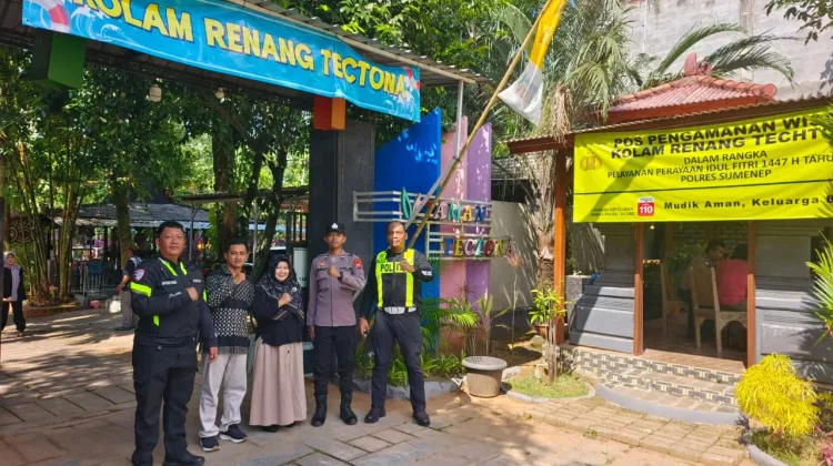 Satlantas Sumenep Pantau Arus Wisatawan