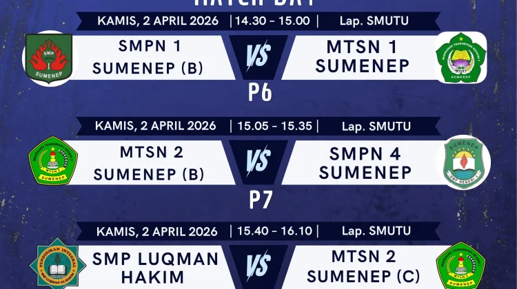 Delapan Tim Pelajar Siap Berlaga di Salcom Futsal Sport Sumenep Hari ini
