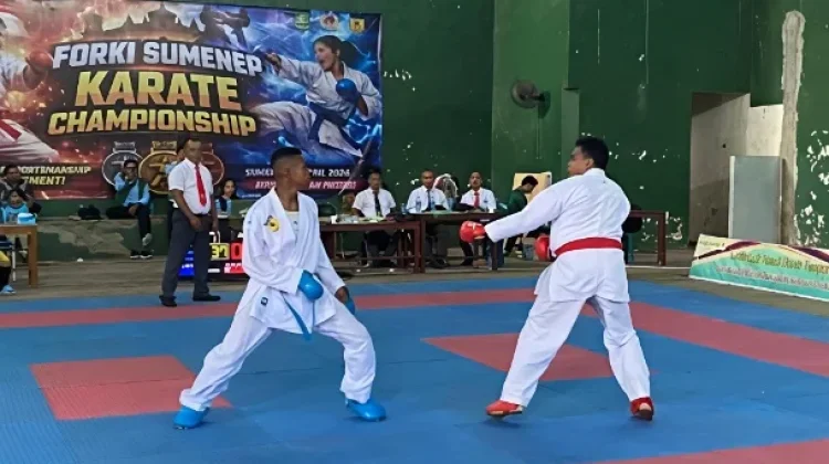 Prada Apriyan Yonif TP 931 Raih Juara Karate FORKI Sumenep 2026