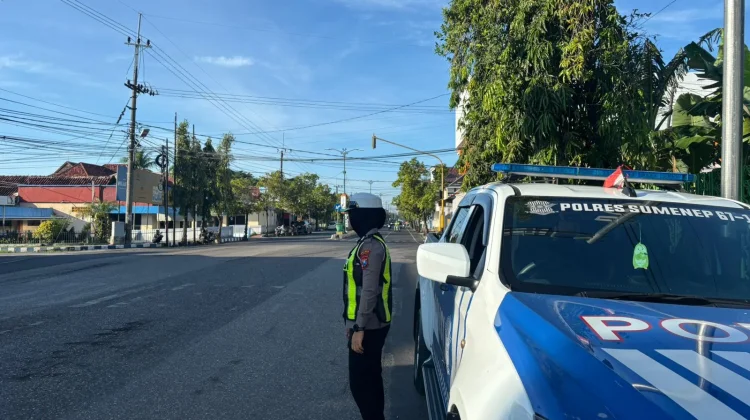 Polantas Sumenep Sapa Warga di SP4 Wijaya