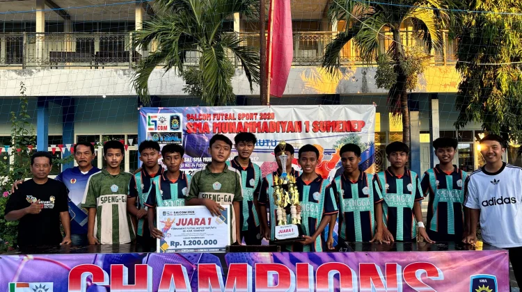 Kompetisi futsal S4LCOM SMA Muhammadiyah 1 Sumenep Resmi Berakhir