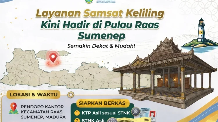 Samsat Keliling Hadir di Pulau Raas, Permudah Warga Bayar Pajak Kendaraan