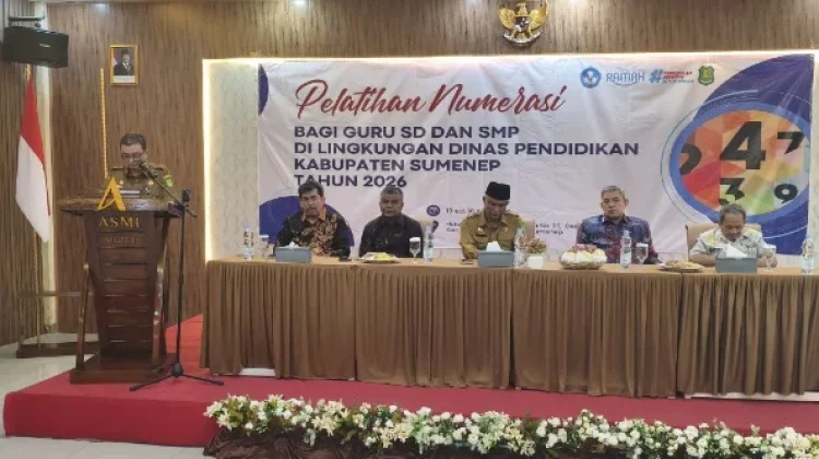 Dinas Pendidikan Sumenep Tingkatkan Kapasitas Numerasi Guru SD dan SMP