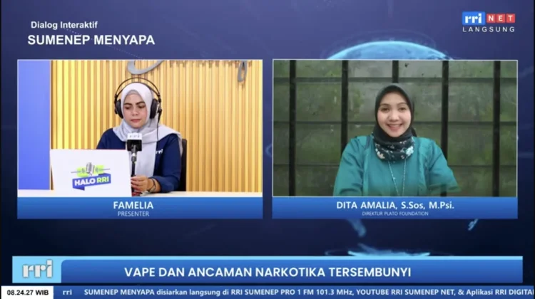 Plato Foundation Jatim Ajak Masyarakat Waspadai Kandungan Narkotika dalam Vape