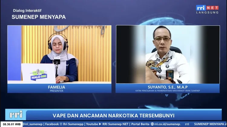 BNNK Sumenep Perketat Edukasi Bahaya Zat Adiktif pada Liquid Vape