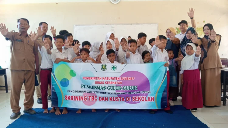 Cegah Penularan, Puskesmas Guluk-Guluk Lakukan Skrining TBC dan Kusta di Sekolah