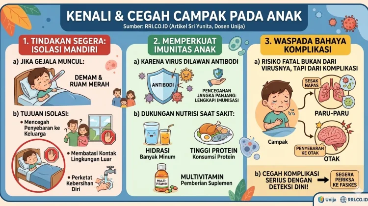 Campak, Dosen Kesehatan Unija Ingatkan Pentingnya Isolasi dan Imunitas