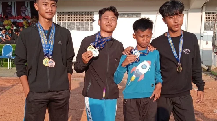 Atlet PASI Sumenep Borong Enam Medali pada Fosfat Atletik