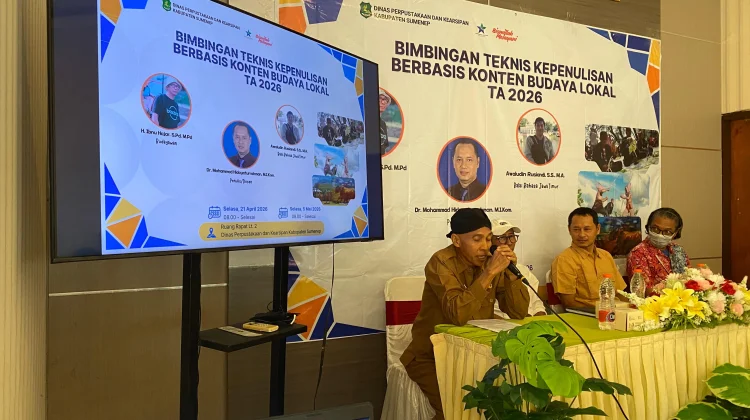 Dispusip Sumenep Gelar Bimtek Kepenulisan guna Memperkuat Konten Budaya Lokal