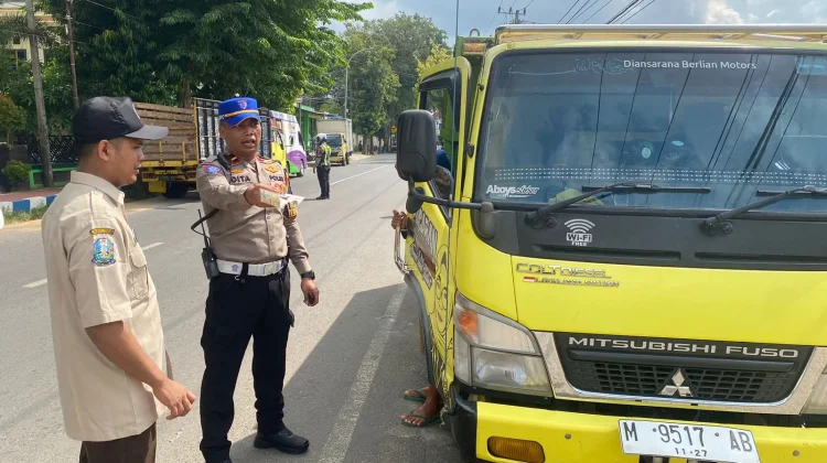 Operasi Gabungan Satlantas Sumenep Tertibkan Pengendara