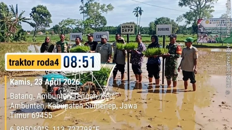 Brigade Pangan Ataneh Atana'Dukung Percepatan Tanam padi Melalui Modernisasi