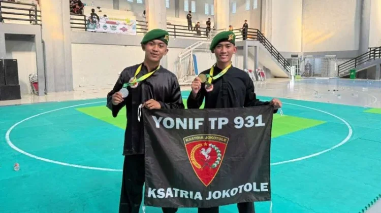 Dua Prajurit Yonif 931/KJ Raih Emas dan Perak di Ngawi