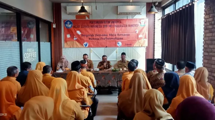 Dorong Guru Produktif Berkarya, MGMP Sumenep Jadikan Literasi Agenda Utama