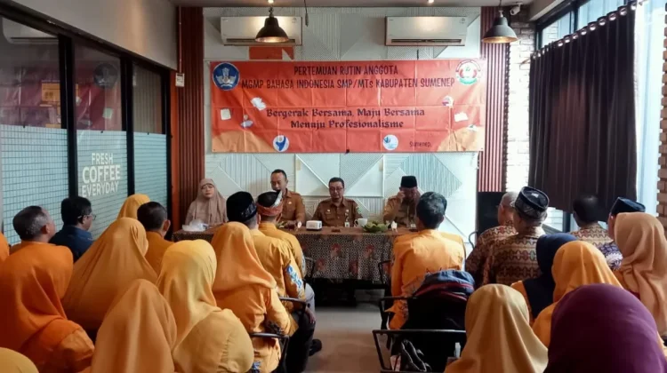 Disdik Sumenep Siap Bersinergi dengan MGMP Bahasa Indonesia