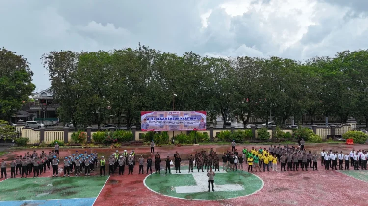 Kapolres Sumenep Pimpin Apel Besar Sabuk Kamtibmas