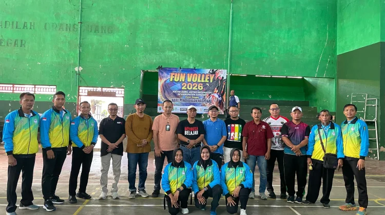 Peringati Hardiknas, Igornas Sumenep Gelar Fun Volley Antar Guru