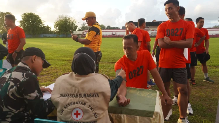 Uji Ketahanan Prajurit, Ratusan Personel Kodim Sumenep Jalani Garjas Berkala