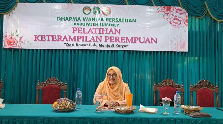 DWP Sumenep Gelar Pelatihan Kawat Bulu, Dorong Ekonomi Perempuan