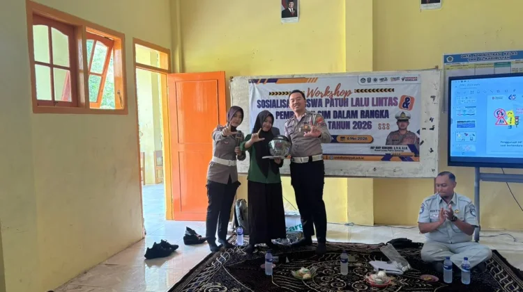 Satlantas Sumenep Gelar Police Goes to School di SMK Al Karimiyah