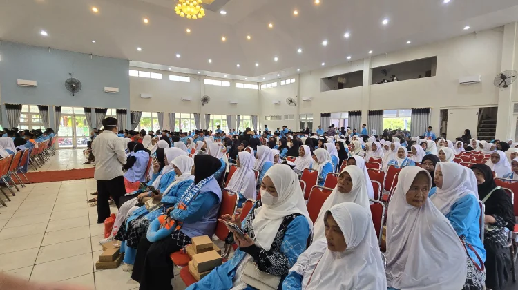 Ribuan Calon Jemaah Haji Sumenep Ikuti Manasik Akbar di Gedung Korpri