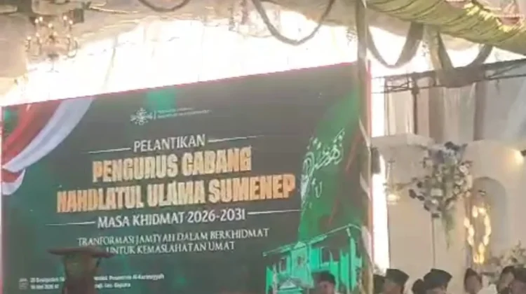 Pelantikan PCNU Sumenep di Ponpes Al-Karimiyyah Berlangsung Khidmat