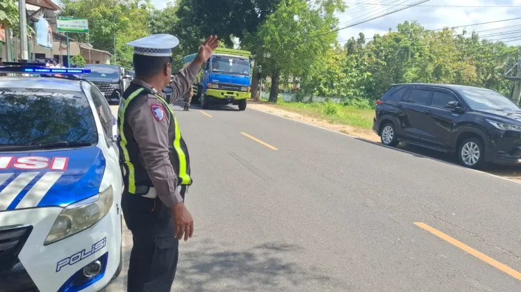 Patroli Tantu Pagelaran, Satlantas Sumenep Antisipasi Laka dan Kejahatan Jalan