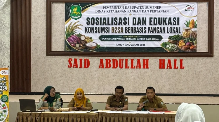 DKPP Sumenep Sosialisasikan Konsumsi B2SA Berbasis Pangan Lokal