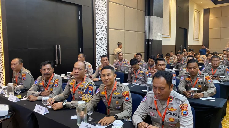 Satlantas Polres Sumenep Hadiri Peningkatan Kemampuan Safety Riding Polda Jatim