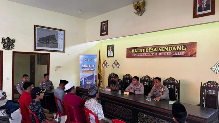 Satlantas Polres Sumenep Gelar Binluh Keselamatan Berlalu Lintas di Pragaan