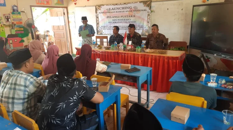 SDN Poteran 1 Resmi Buka Program Perpustakaan Ramah Anak Nasional