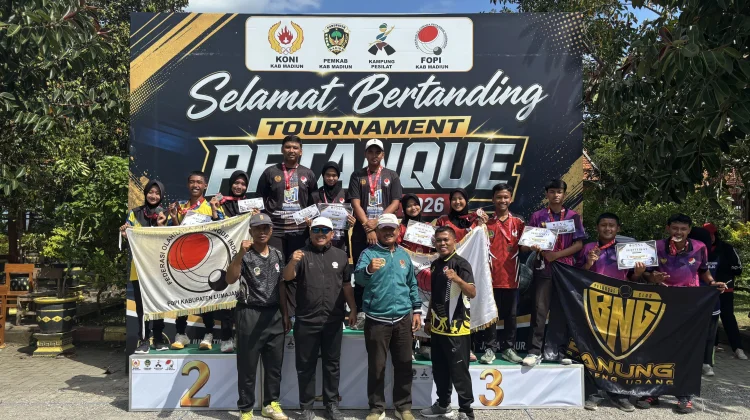 Atlet Petanque Sumenep Raih Emas di Turnamen Pelajar Jatim 2026