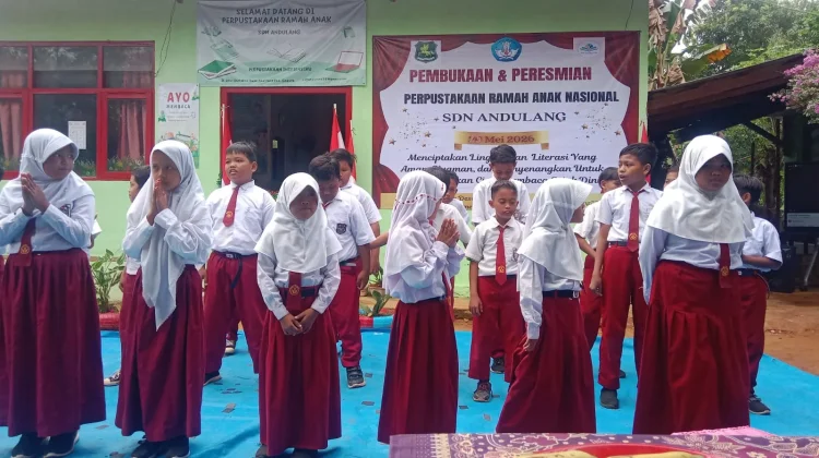 Perpustakaan Baru SDN Andulang Jadi Magnet Literasi Siswa