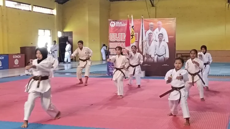 Ratusan Karateka Sumenep Antusias Ikuti Ujian Kenaikan Tingkat Inkai