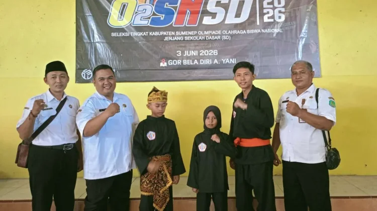 Pesilat Dungkek Raih Juara 3 O2SN SD Sumenep 2026 di GOR A Yani