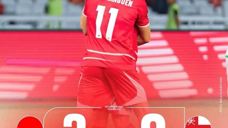 Indonesia Tutup Laga Lawan Oman dengan Skor 3-0