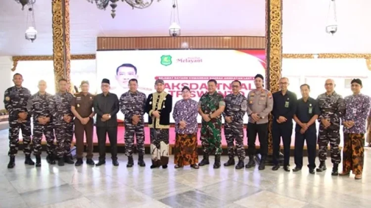 Kapolres Sumenep sambut Laksda Ali Triswanto dalam Kunkernya ke Sumenep