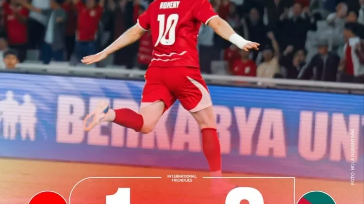 Romeny Antar Indonesia Unggul 1-0 Atas Mozambik di Babak Pertama