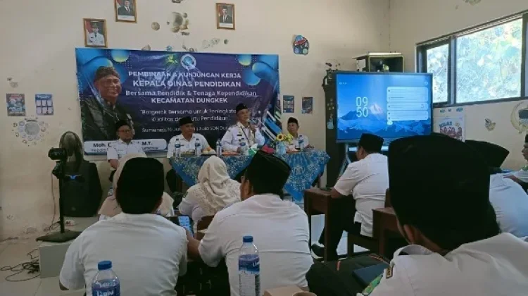 Kadisdik Sumenep Ajak Guru Kompak Majukan Pendidikan di Dungkek