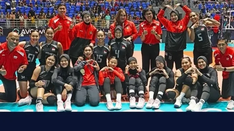 Tim Voli Putri Indonesia Tundukkan Lebanon 3-0 di AVC Volleyball Cup 2026
