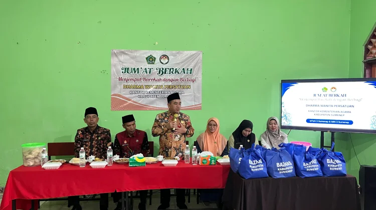 DWP MIN 3 dan MTsN 3 Sumenep Gelar Jumat Berkah untuk Anak Yatim dan Duafa